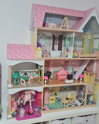  casa di barbie in legno