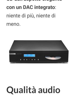 lettore CD hi end musical fidelity M2scd