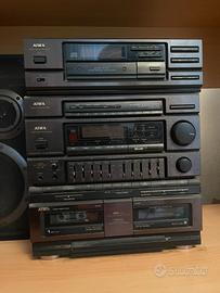 Impianto stereo aiwa