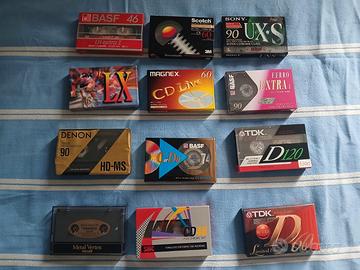 Cassette audio nuove e non