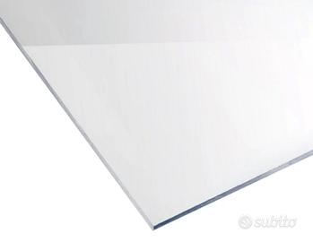 2 Pannelli policarbonato compatto trasparente 4 mm