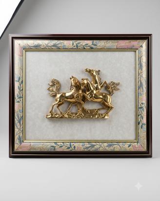 Quadri Vintage (59x53 cm) – Scultura "Lanciato"