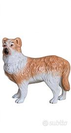 Cane Collie Staffordshire  antico in ceramica 1880
