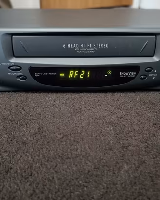 Videoregistratore VCR Daewoo 6 Head Hi-Fi Stereo