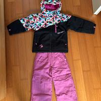 Completo sci bambina 5 anni