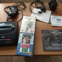 SEGA Mega Drive 2 II Console + Giochi