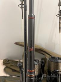 3 canne nash Dwarf 10ft 3,5 lb complete di foderi