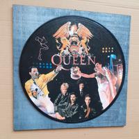 Quadro vinile omaggio ai Queen 