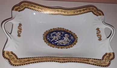 Vassoio centrotavola porcellana angeli