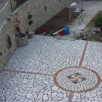 Palladiana di pietra bianca