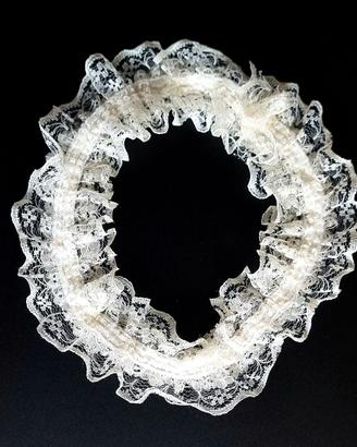 Аccessorio per la sposa:giarrettiera in pizzo