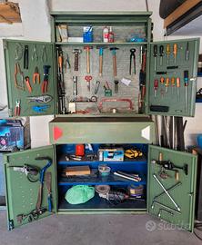 Armadio porta attrezzi per officina