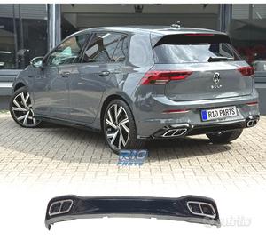 DIFFUSORE VOLKSWAGEN VW GOLF 8 20-23 LOOK R LINE D