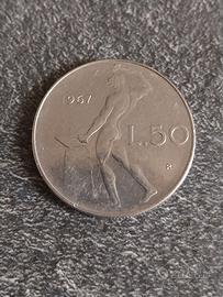 50 Lire 1967 Vulcano Italia