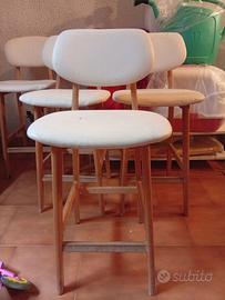 4 Sedie cucina alte