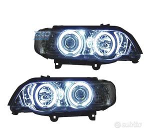 FARI BMW X5 E53 99-03 ANGEL EYES CCFL CROMATI