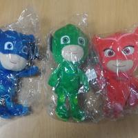 SUPER PIGIAMINI 3 Personaggi peluches NUOVI
