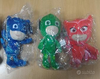 SUPER PIGIAMINI 3 Personaggi peluches NUOVI