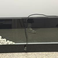 Camino elettrico LED multicolore + aria calda