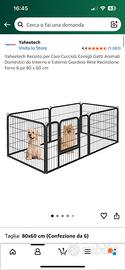 Recinto per cani