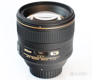 Nikon - Nikkor AF-S 85mm F/1.4 G - Pari a nuovo