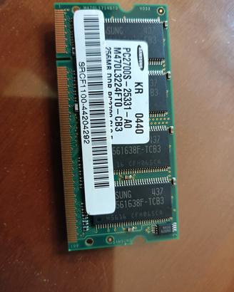 memoria RAM SO-DIMM DDR