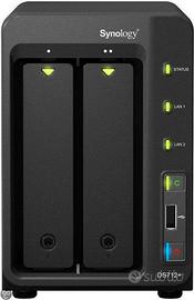 NAS Synology DS712+ con 2 hard disk WD Red da 1TB