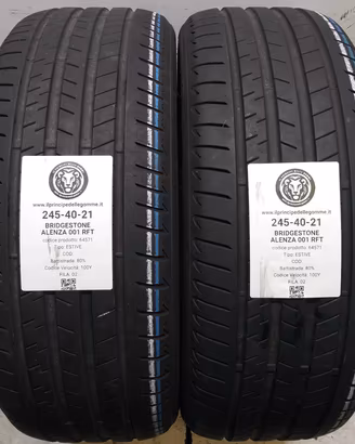 2 GOMME 245 40 21 BRIDGESTONE A64571