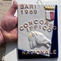 Grande Placca Concorso Ippico Nazionale Bari 1969