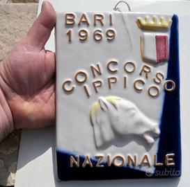 Grande Placca Concorso Ippico Nazionale Bari 1969