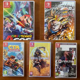 Nintendo Switch Lotto 5 Giochi Originali