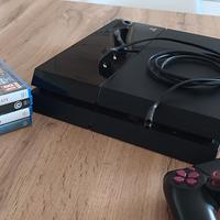 Ps4slim usata,500gb,joystick,4 giochi