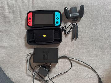 Nintendo Switch OLED Neon Rosso/Blu + MicroSD 256G