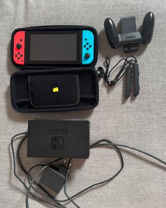 Nintendo Switch OLED Neon Rosso/Blu + MicroSD 256G
