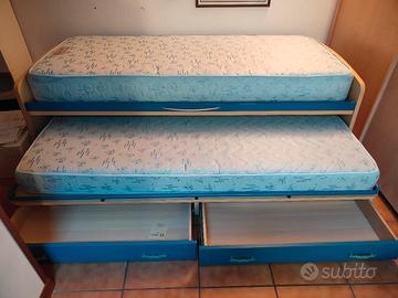 Letti singoli + cassetti