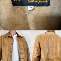 Cappotto vera pelle vintage marca Stewart