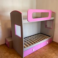 Letto castello contenitore