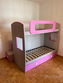 Letto castello contenitore