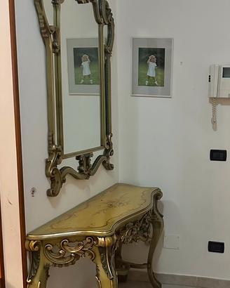 Elegante Consolle con specchiera in stile venezian