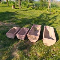 Vasi in cemento colorato