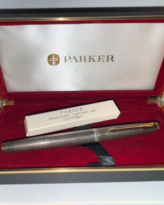 Parker 75 Cisele' argento 925 Stilografica