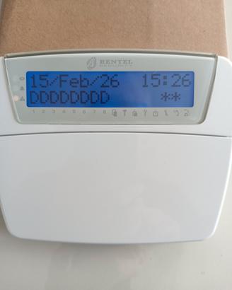 Bentel tastiera impianto sllarme