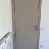 Porta Interna Laccata con Incisioni - Completa