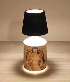 LAMPADA DA TAVOLO CON BOTTIGLIA DI GIN JROSE N.2