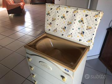 fasciatoio cassettiera bagnetto Pali