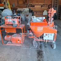 Intonacatrice pft knauf 380v con compressore