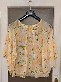 Camicetta anni ‘90 floreale e farfalle