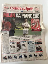 Corriere dello Sport 26/05/2005 Milan-Liverpool