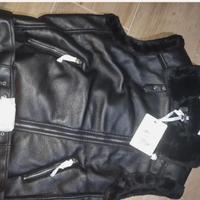 smanicato ecopelle con interno pelliccia sintetica