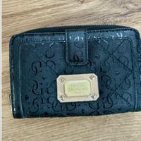 Portafoglio Guess donna nero/beige